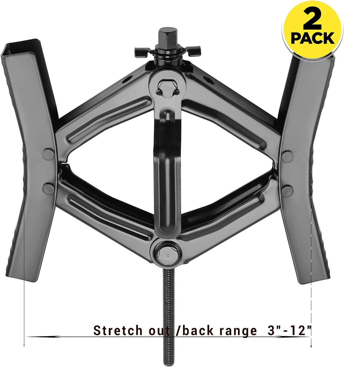 Heavy Duty RV Wheel Chock with Crank Handle H5948