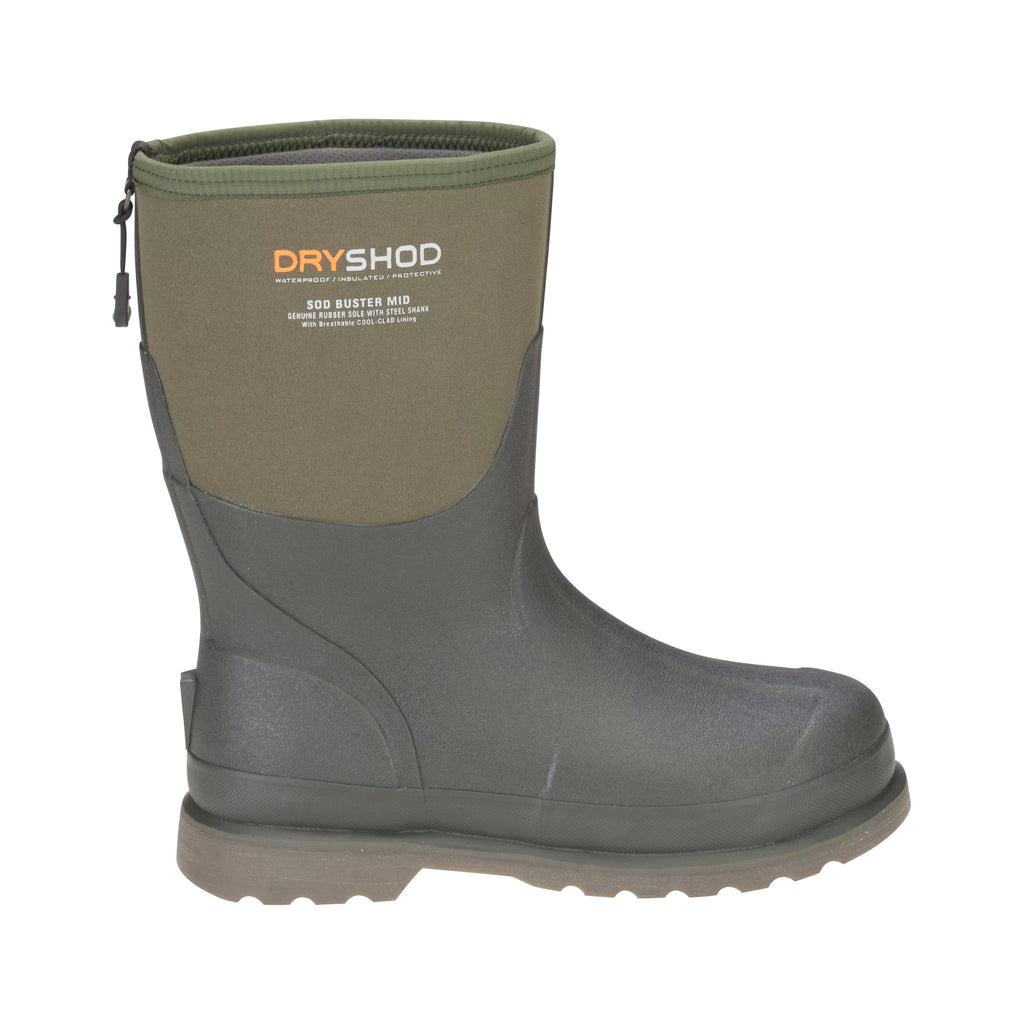 Moss Grey Mid Cut Boot Size 11 H5140