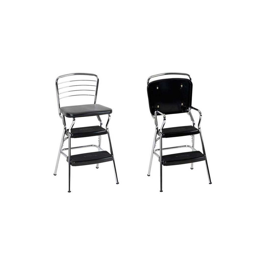 Retro Chair with Step Stool F7570