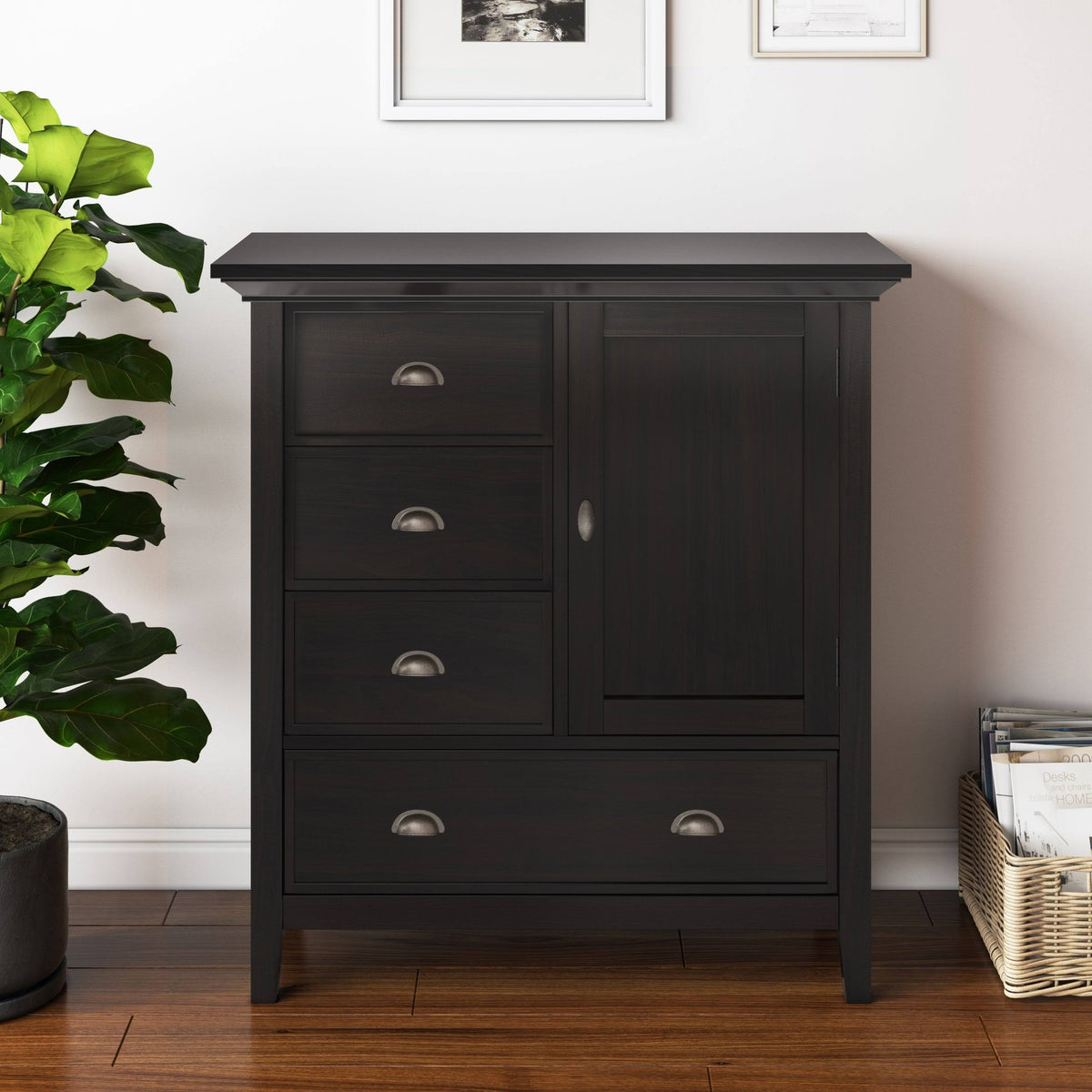 Solid Wood Storage Cabinet O894