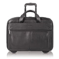Tan Leather Rolling Laptop Bag X547882