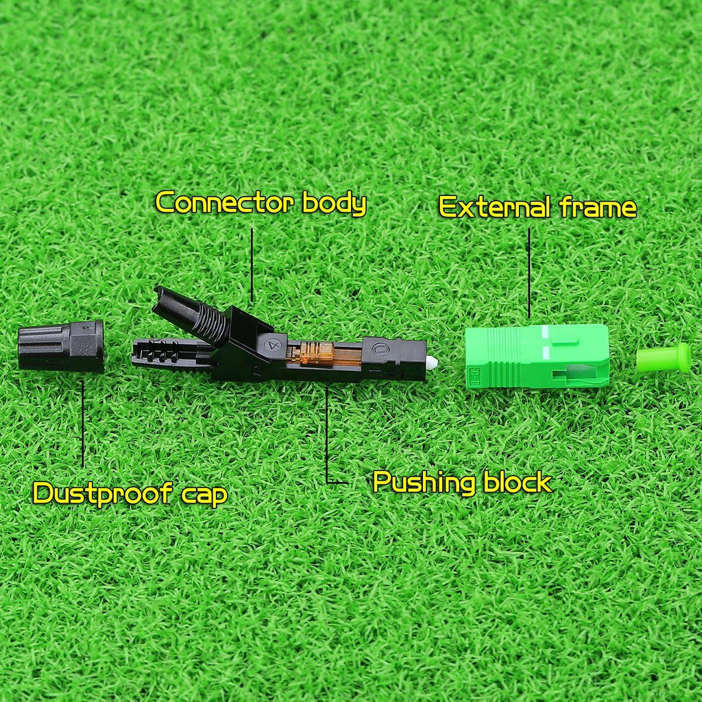 SC APC Fiber Optic Fast Terminators 100pcs D639053