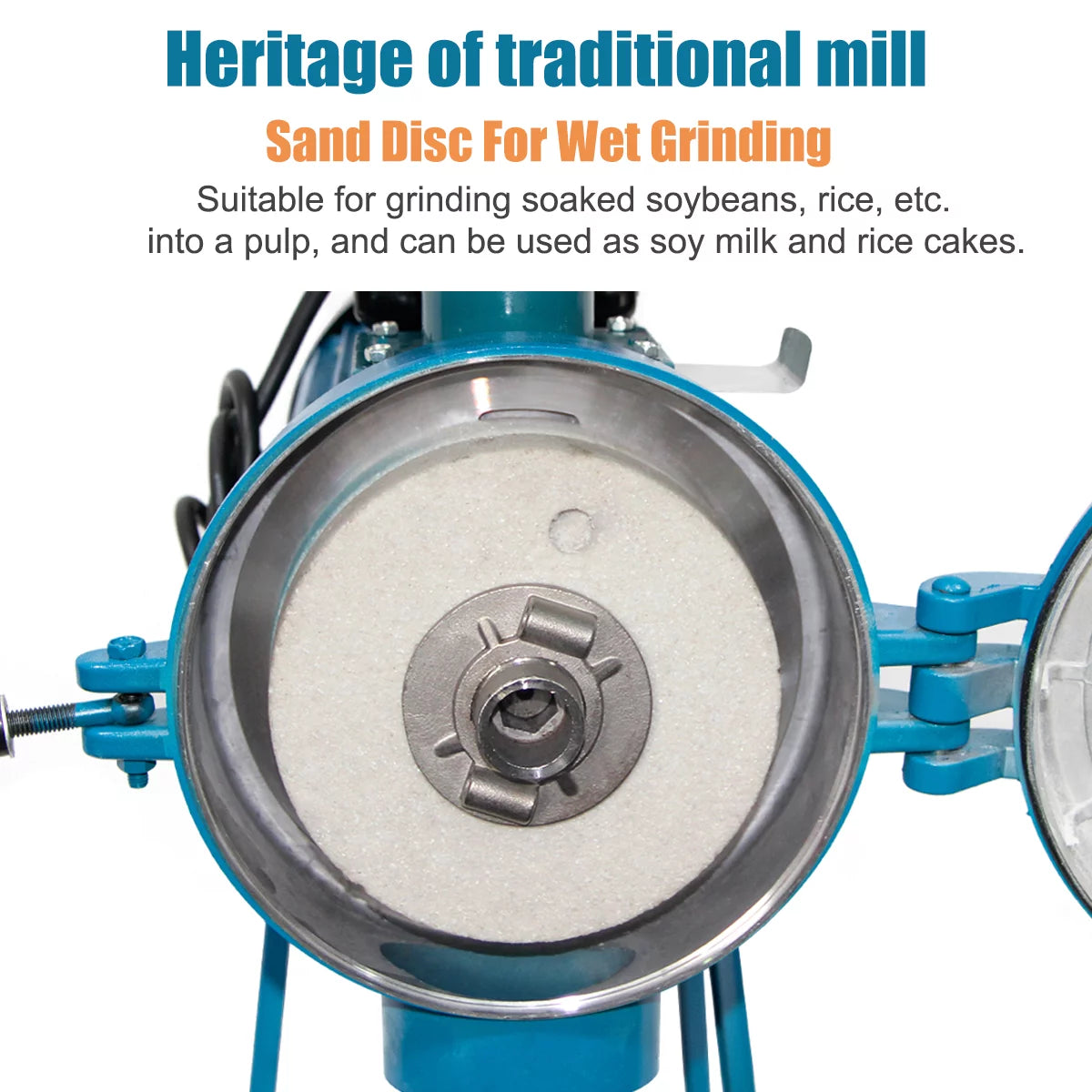 3000W Wet Dry Commercial Electric Grain Grinder Mill M6571