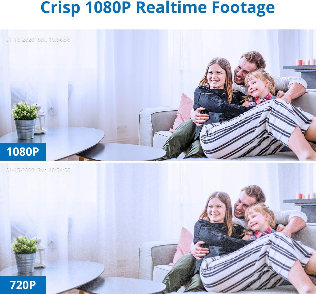 1080P 8CH Wired Security Camera System with 8 Cameras F69177