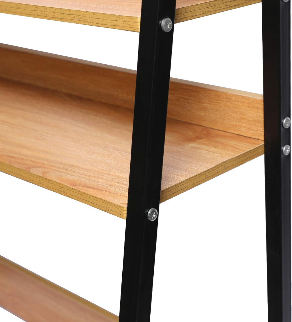 2-Tier Brown Wooden Bookshelf D33460