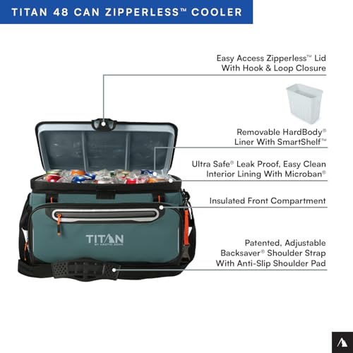 Titan Deep Freeze Cooler - Zipperless Hardbody Cooler X37622