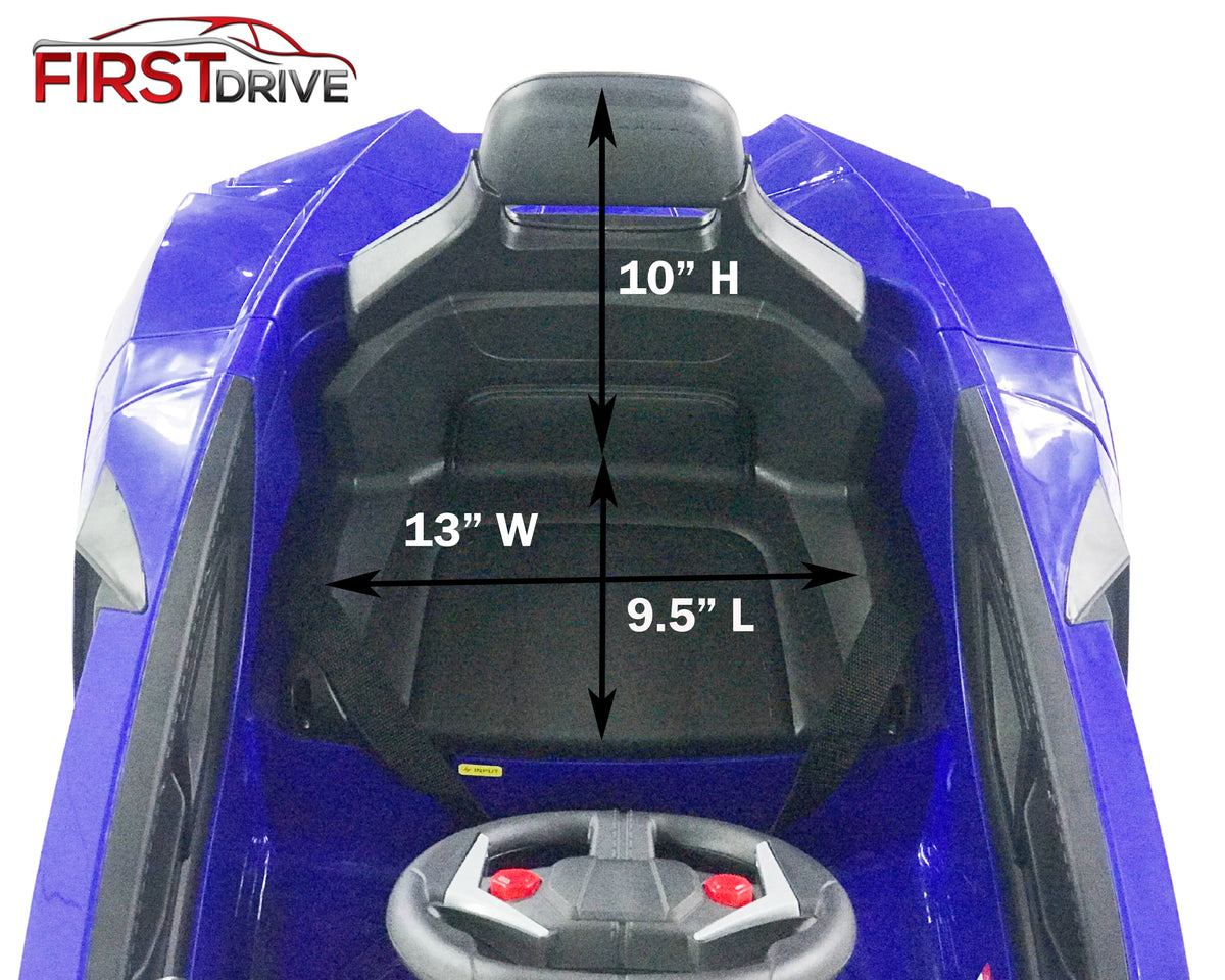 Blue 12V Electric Ride on Car with Remote Y19099