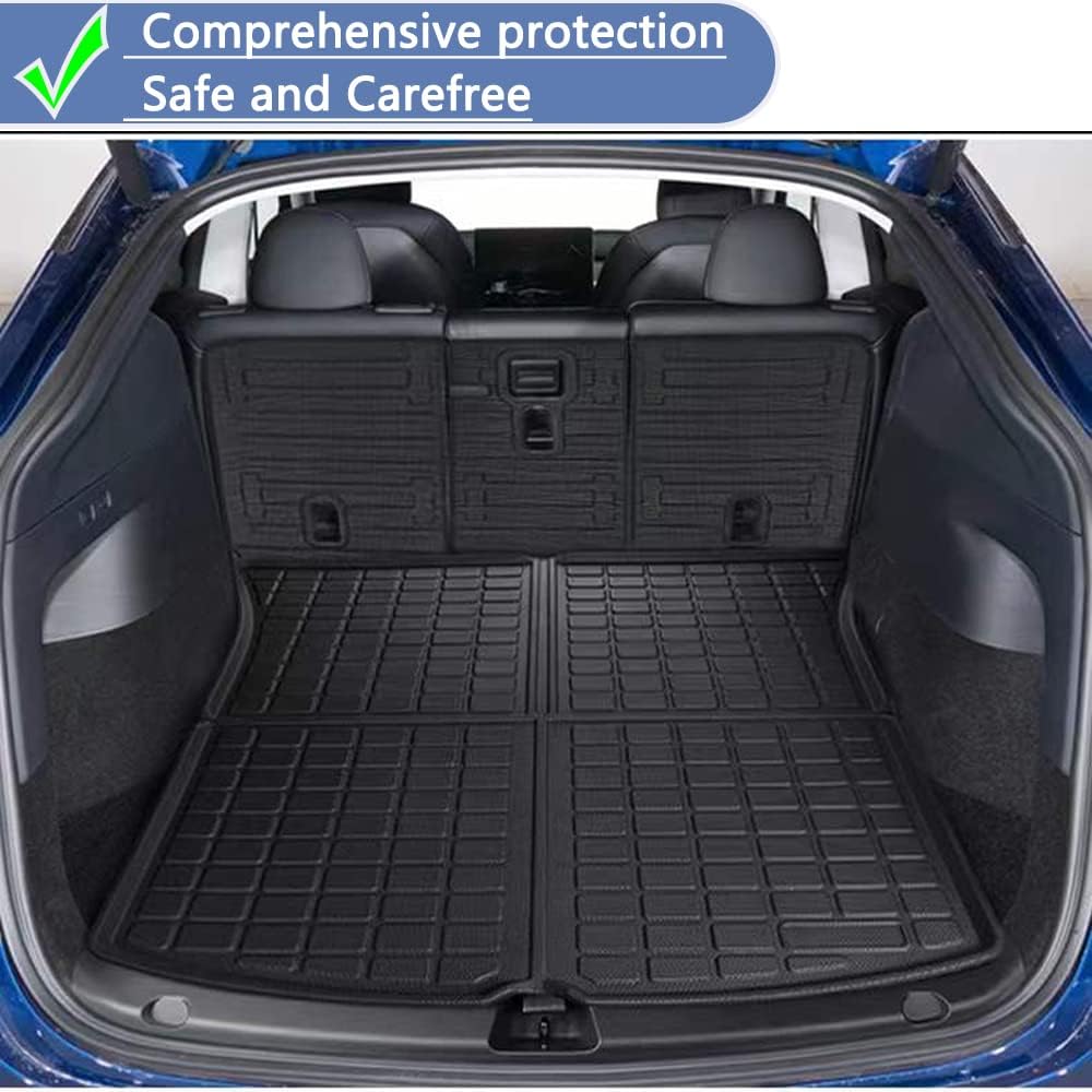 Black TPO Cargo Liners Trunk Mats Z4752