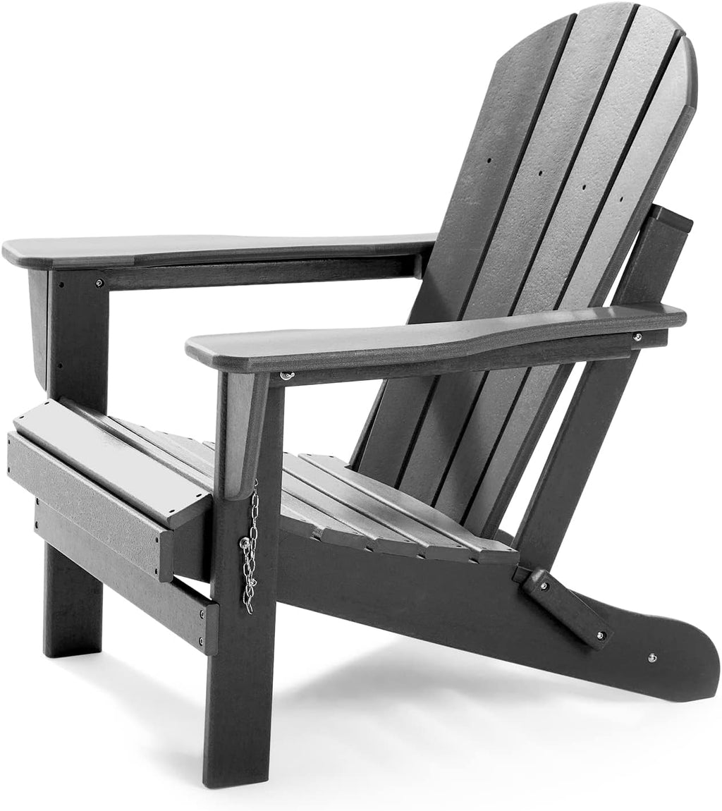Aqua HDPE Plastic Adirondack Chair S3427