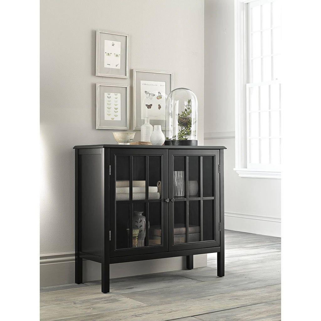 Black 2 Door Accent Cabinet O5374