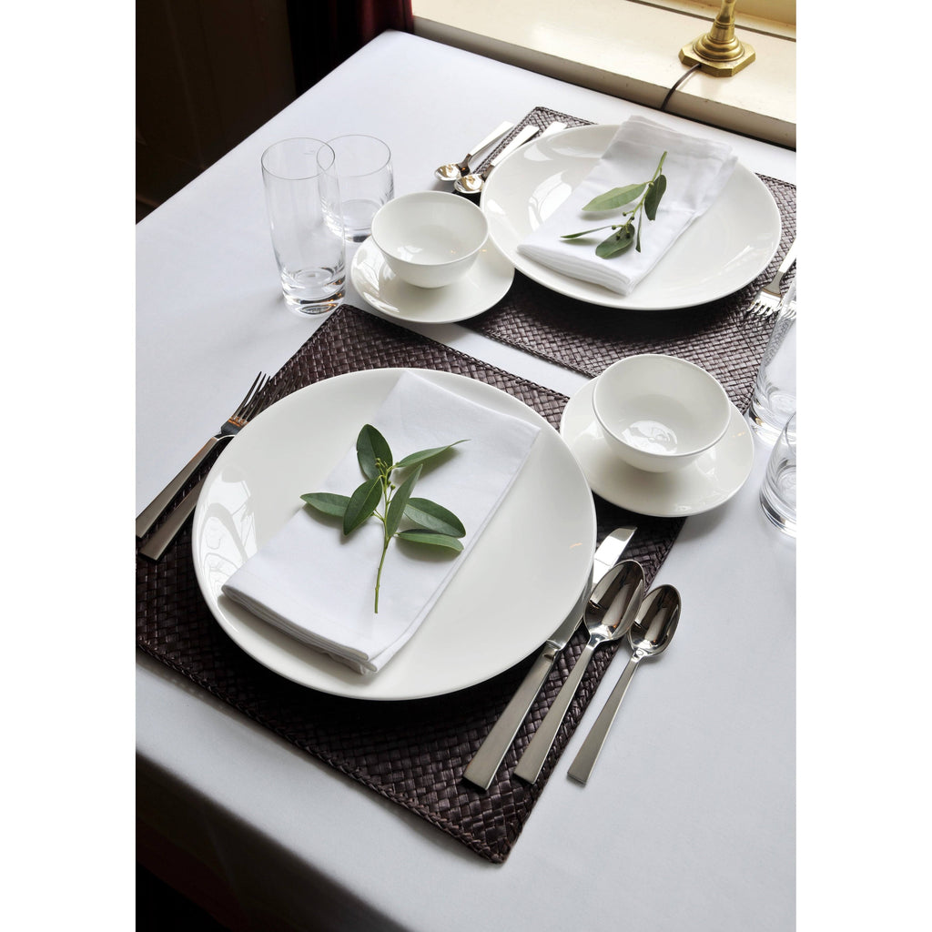 White Bone China Coupe Platter C582