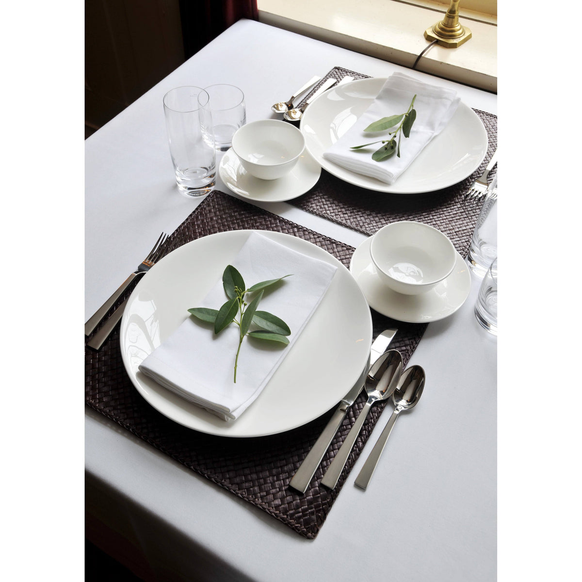 White Bone China Coupe Platter C582