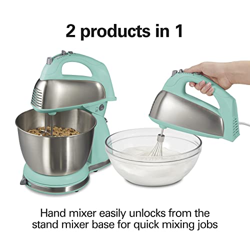 Red 4 Quart Stand and Hand Mixer R619006