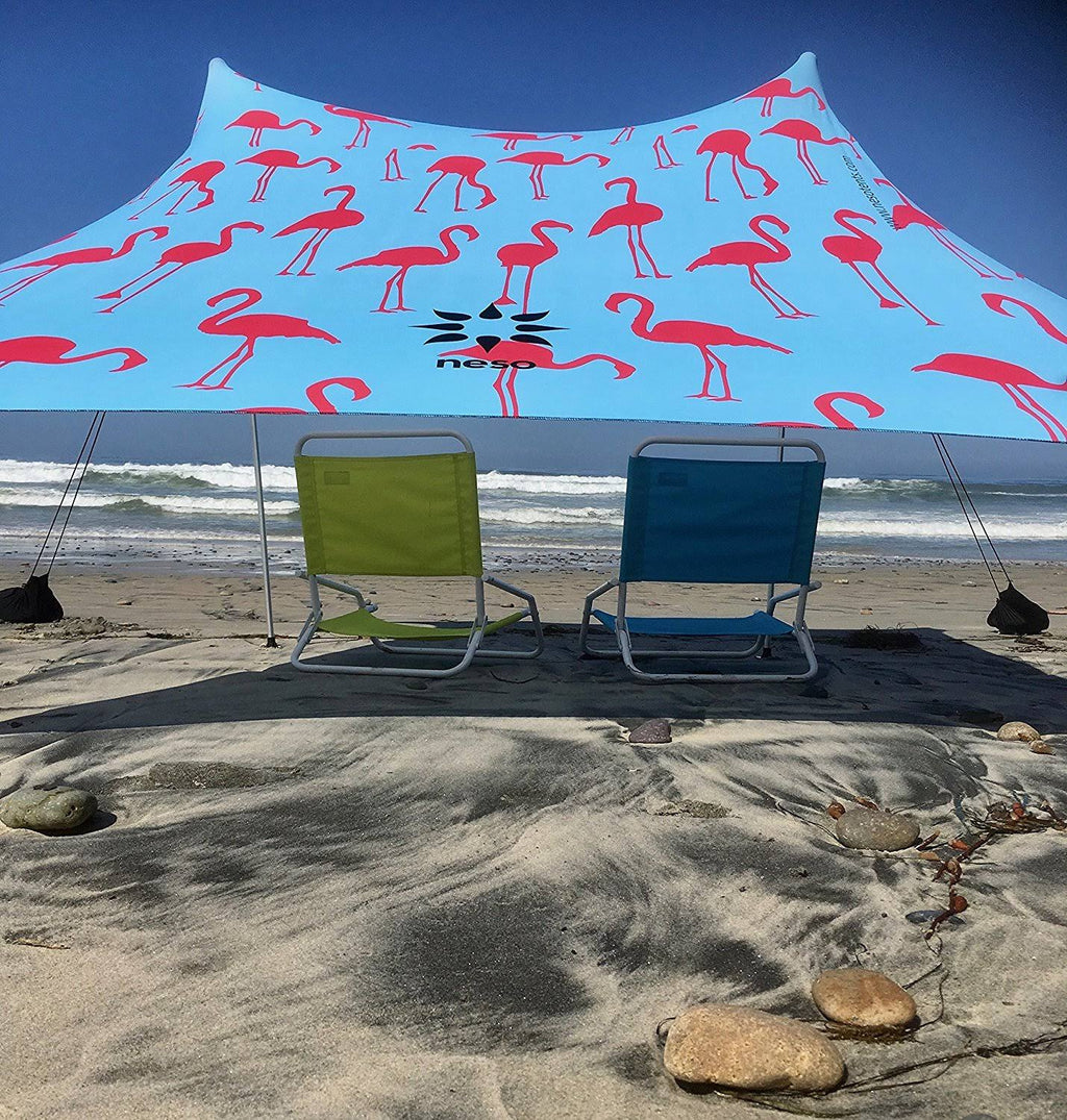 Beach Tent with Sand Anchor, Portable Canopy Sun Shelter, 7 x 7ft M96178