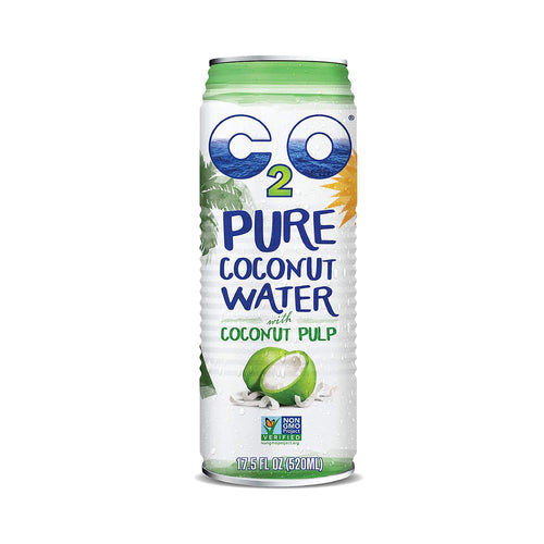 17.5 FL OZ Pack of 12 Pure Coconut Water with Pulp R1510