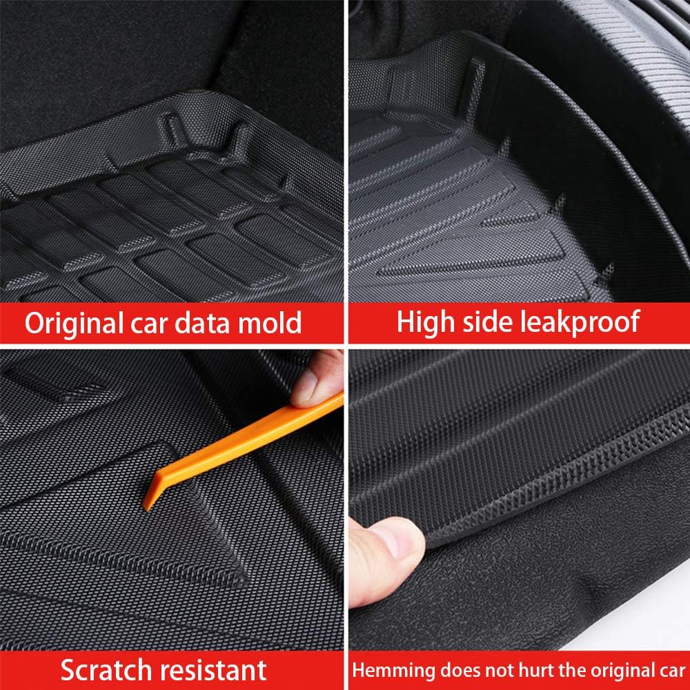Black Heavy Duty Rubber Cargo Liner Trunk Mat B42229