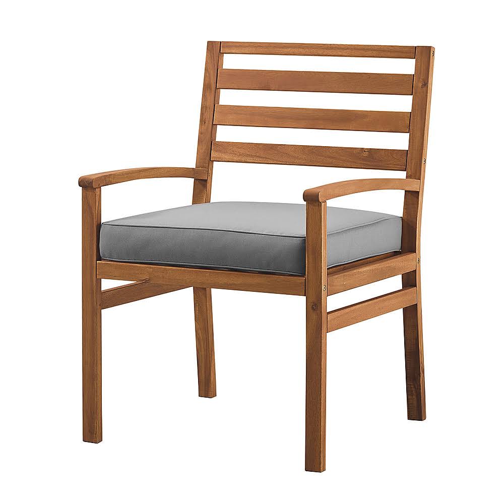 Acacia Wood Patio Chair with Ottoman K692