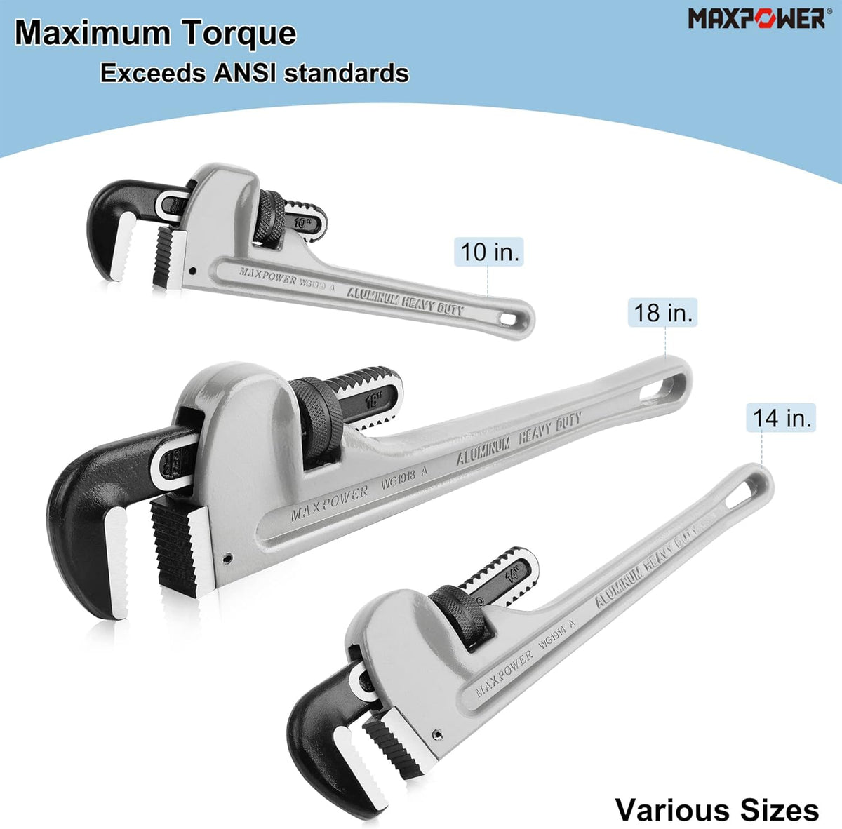 14-Inch Aluminum Straight Pipe Wrench P987