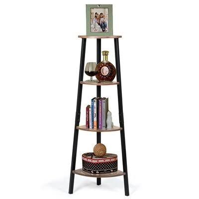 4-Tier Corner Shelf Metal Storage Rack P259522