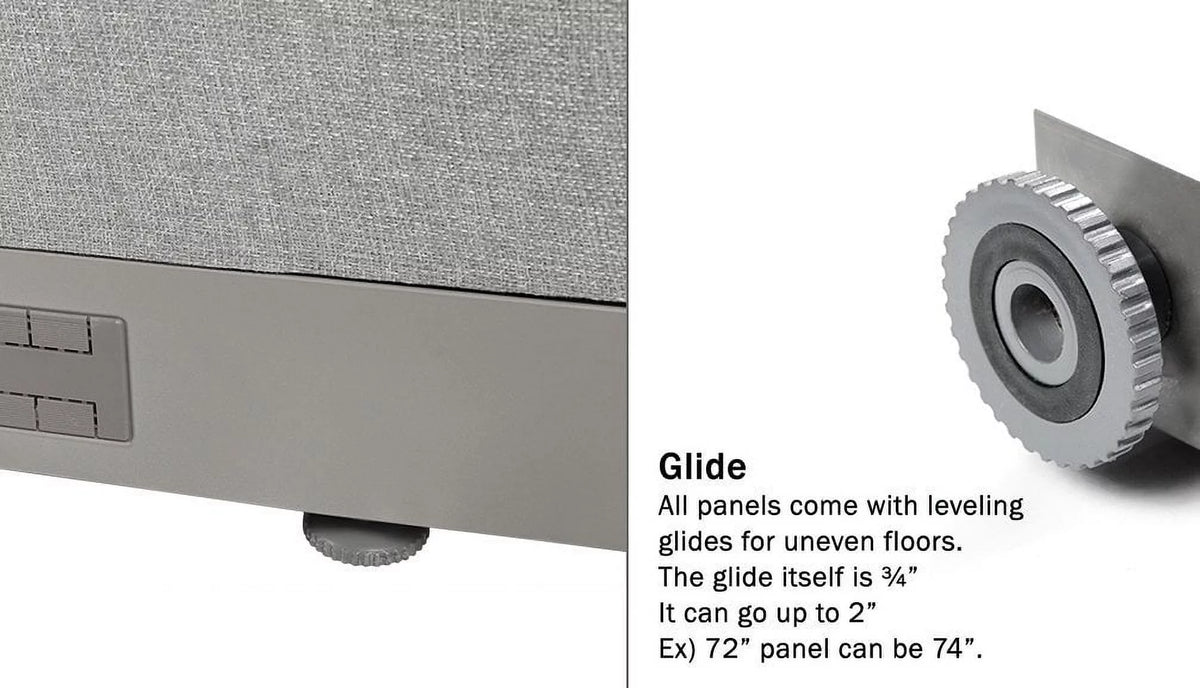 84"W x 72"H Wall Mounted Room Divider O9599
