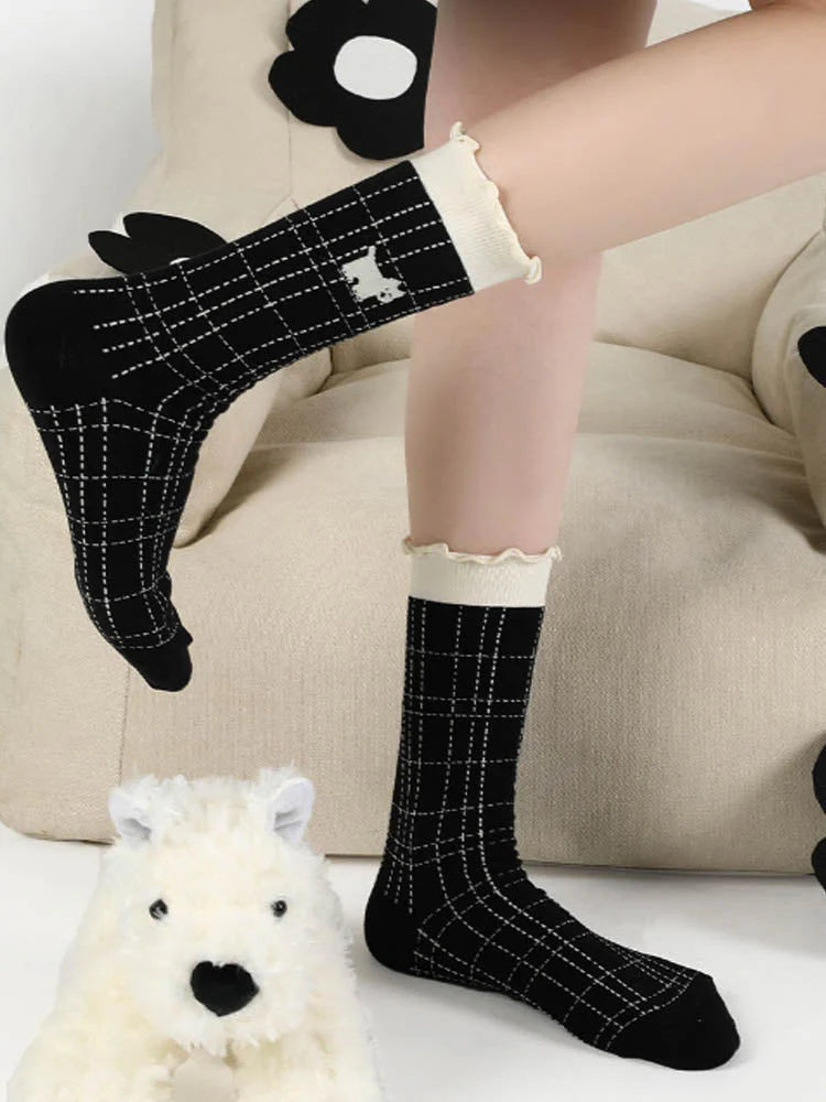 Cute Cartoon Puppy Socks K61991