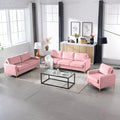 Black Velvet 3 Piece Sofa Set D275331