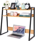 2-Tier Brown Wooden Bookshelf D33460