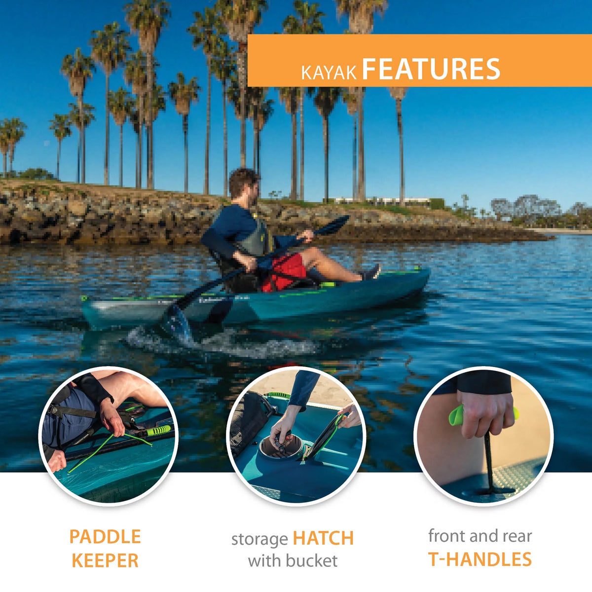 123 inch Sit-on-Top Kayak Y59428