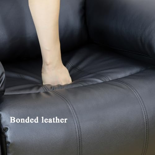 Brown Bonded Leather Recliner Sofa Set B36315