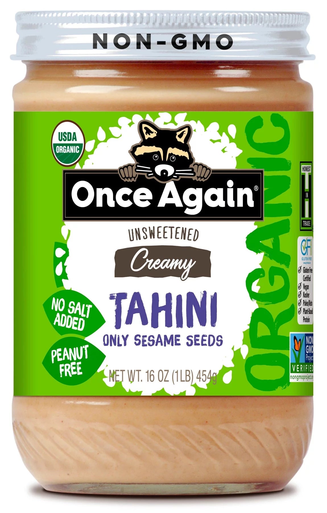 16 oz Pack of 3 Organic Unsweetened Tahini I16188