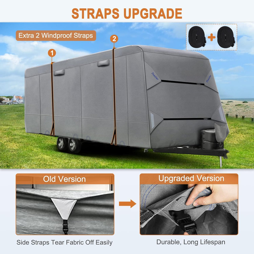 Heavy Duty 5 Layers Anti-UV Travel Trailer Cover 24'1 - 26' S20033