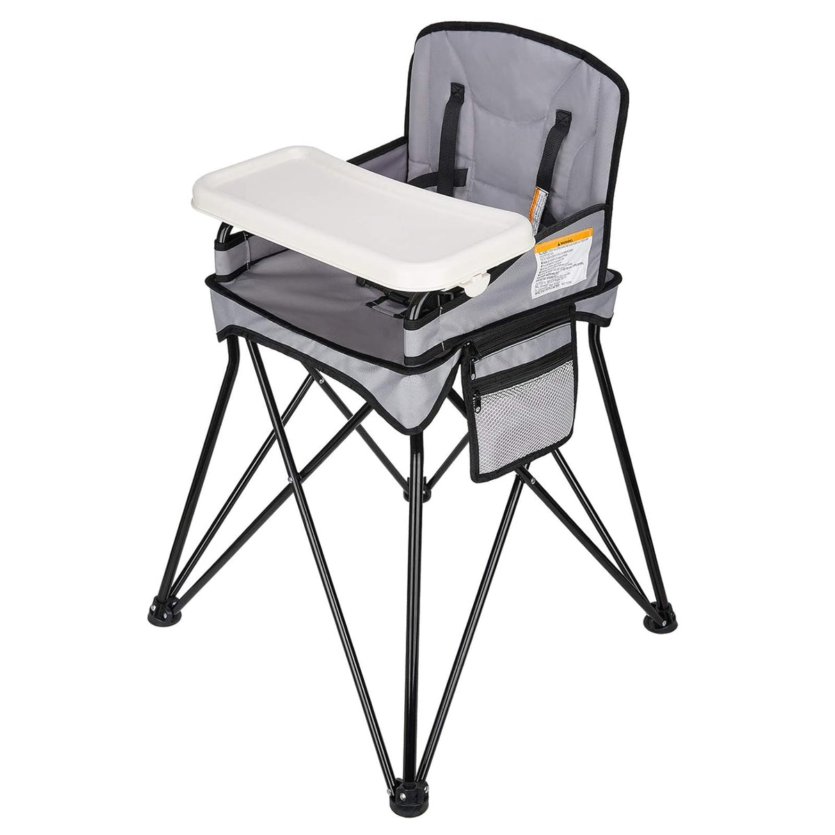Foldable Portable High Chair with Removable Tray and Carry Bag W17846