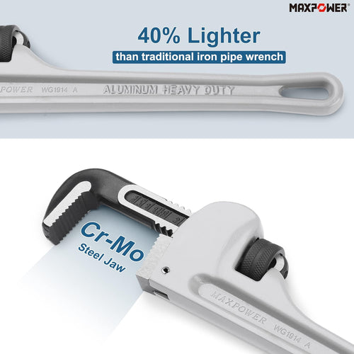 14-Inch Aluminum Straight Pipe Wrench P987
