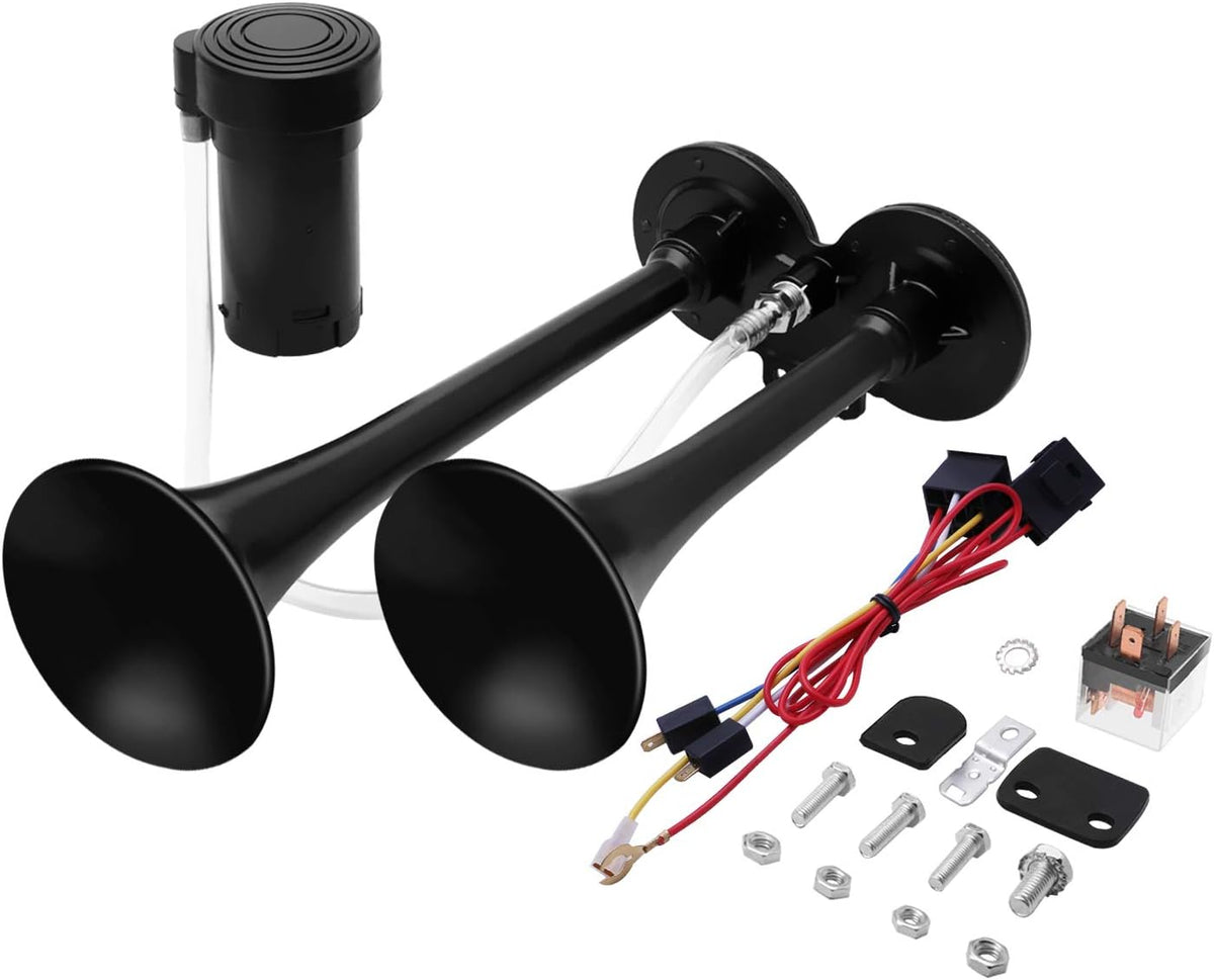 150DB Air Horn Kit with 120 PSI Air Compressor C7534