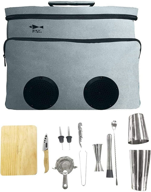 13-Pieces Bartender Kit with Insulated Bag L28934