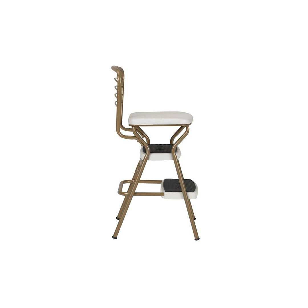 Retro Chair with Step Stool F7570