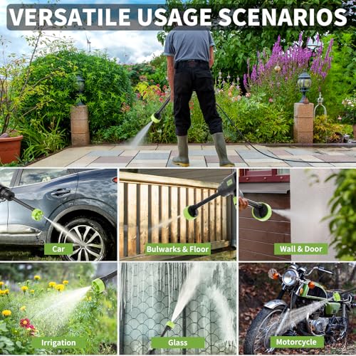 Cordless Portable Pressure Washer with 6-in-1 Nozzle K3852