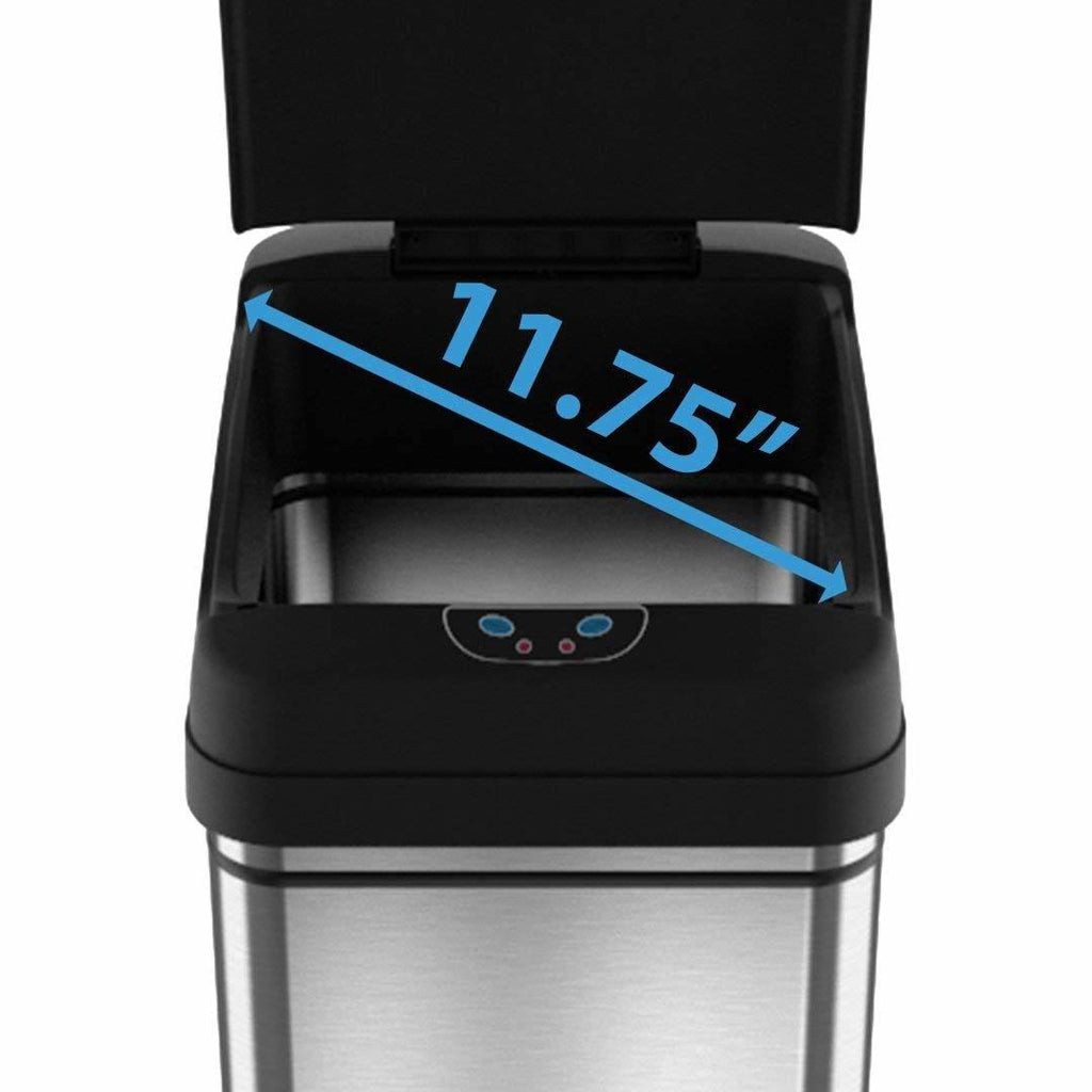 13 Gallon Automatic Touchless Sensor Kitchen Trash Can Z851
