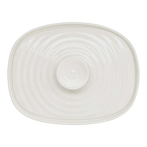White Porcelain Covered Butter Dish E243