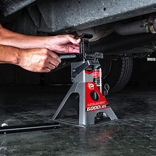 3 Ton 6000 Pound Capacity Bottle Jack and Jack Stands J969