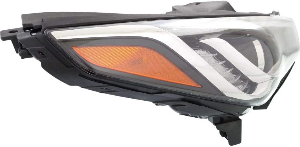 Passenger Side Halogen Headlight for Hyundai Sonata 2015 2016 2017 V51390