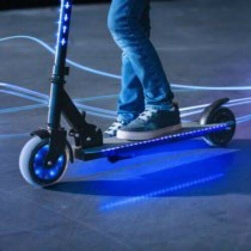 Kids Electric Scooter with Throttle, LED Lights W7512