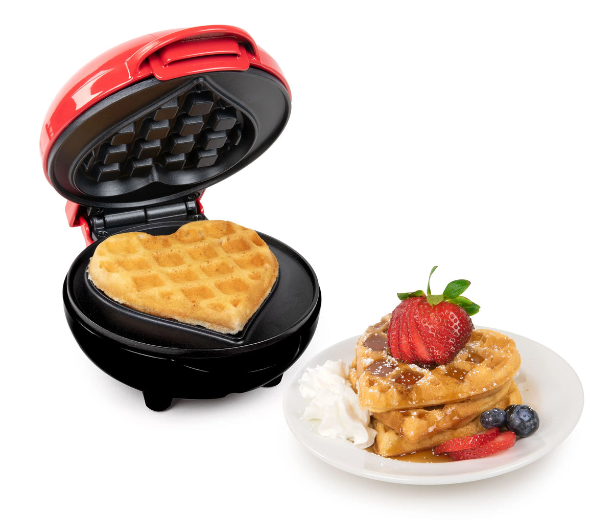 Personal Electric Heart Waffle Maker O86350