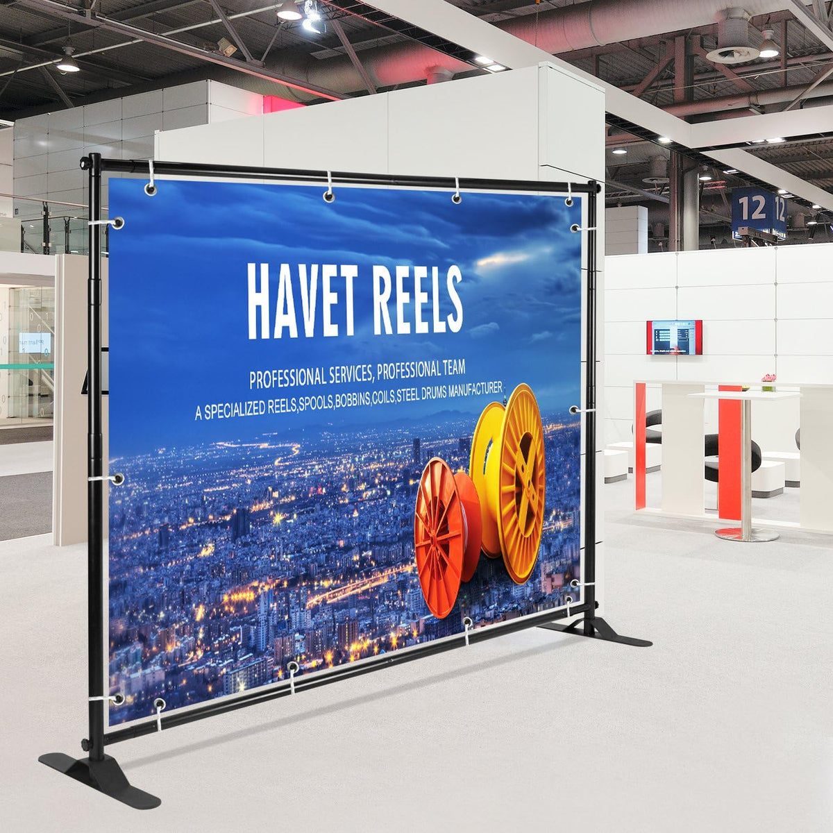 Heavy Duty Backdrop Banner Stand with Carry Bag D2944