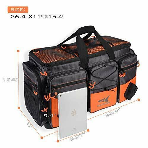 Large Saltwater Resistant Fishing Tackle Storage Bags T6296