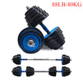 88 Lbs Adjustable Dumbbell Set with Connecting Rod P90913