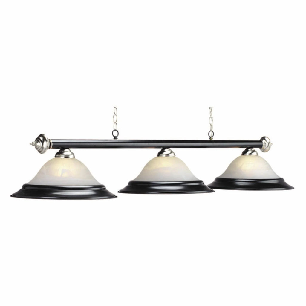 Matte Black / Stainless Billiard Light L9566