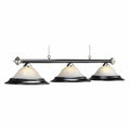 Matte Black / Stainless Billiard Light L9566