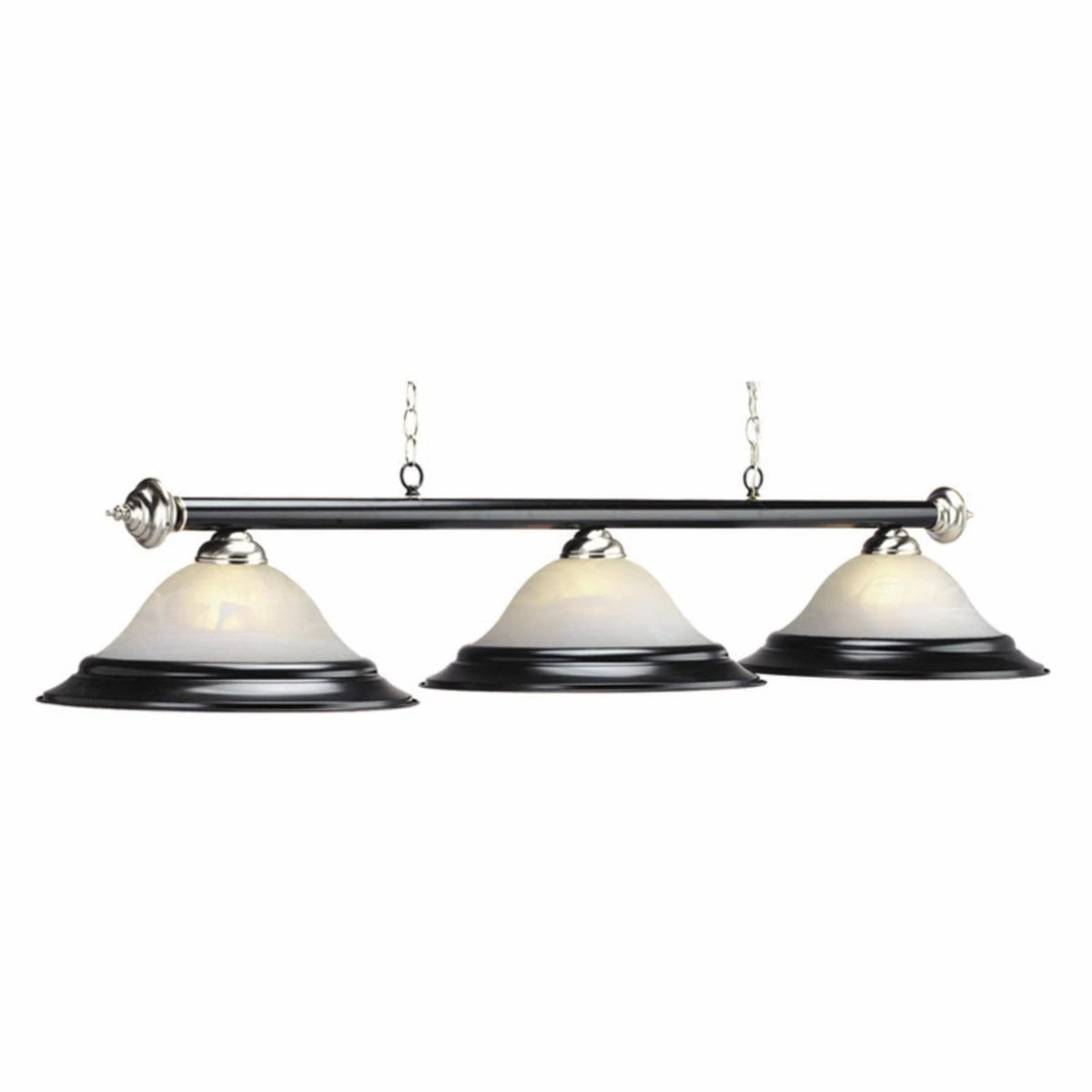 Matte Black / Stainless Billiard Light L9566