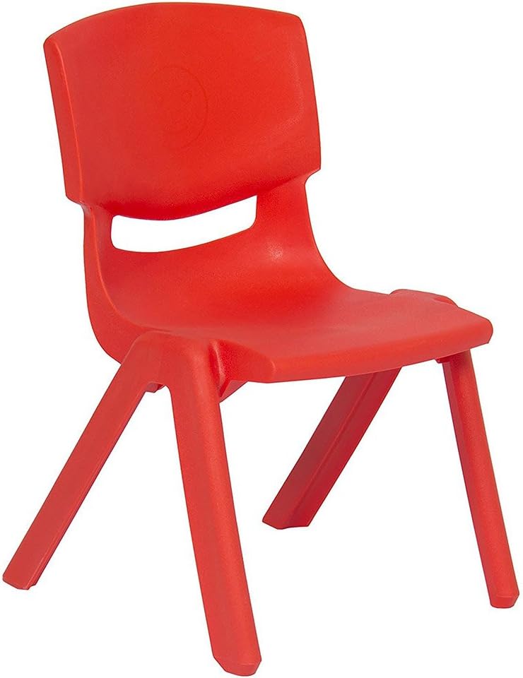 10 Pack Yellow Stackable Plastic Kids Learning Chairs Z7025